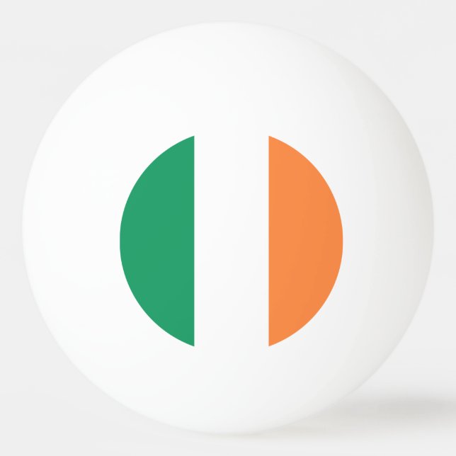 Bolinha De Ping Pong Bandeira da Irlanda (Frente)