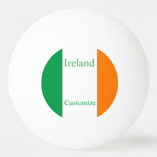 Bolinha De Ping Pong Bandeira da Irlanda Thunder_Cove