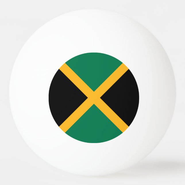 Bolinha De Ping Pong Bandeira da Jamaica (Frente)