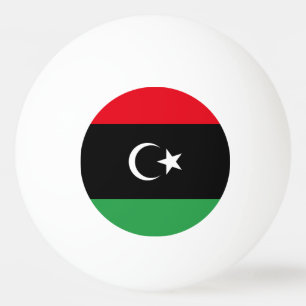 Bolinha De Ping Pong Bandeira da Líbia