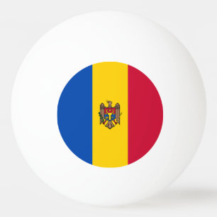 Bolinha De Ping Pong Bandeira da Moldávia
