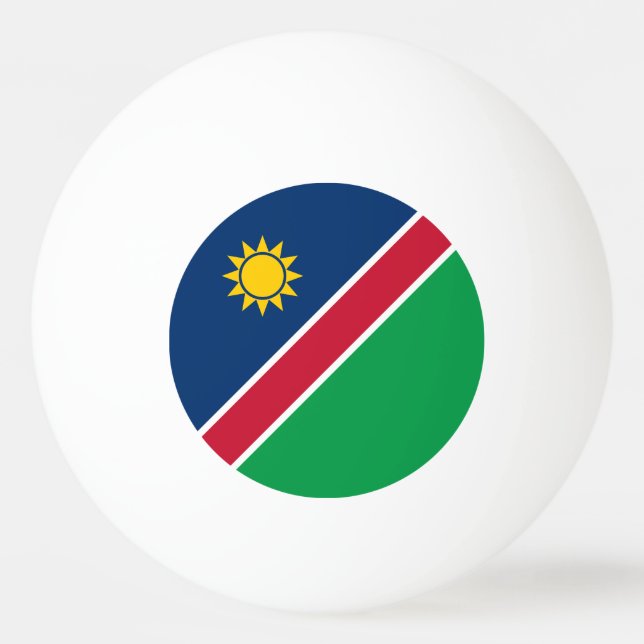 Bolinha De Ping Pong Bandeira da Namíbia (Frente)