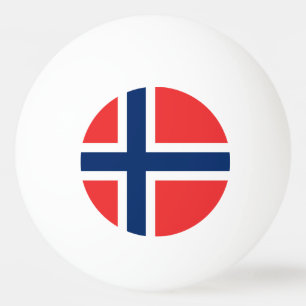 Bolinha De Ping Pong Bandeira da Noruega