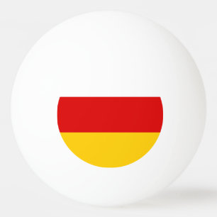 Bolinha De Ping Pong Bandeira da Ossétia do Sul