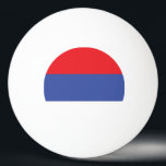 Bolinha De Ping Pong Bandeira da República Sérvia<br><div class="desc">Bandeira patriótica da República Sérvia.</div>