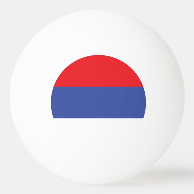 Bolinha De Ping Pong Bandeira da República Sérvia (Frente)