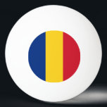 Bolinha De Ping Pong Bandeira da Romênia<br><div class="desc">Bandeira Patriótica da Romênia.</div>