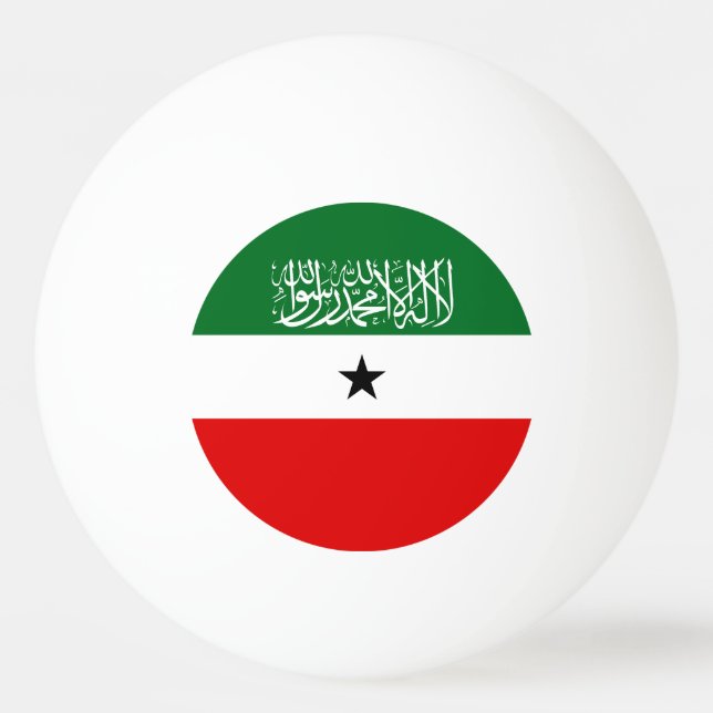 Bolinha De Ping Pong Bandeira da Somalilândia (Frente)