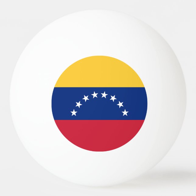 Bolinha De Ping Pong Bandeira da Venezuela (Frente)