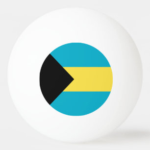 Bolinha De Ping Pong Bandeira das Bahamas