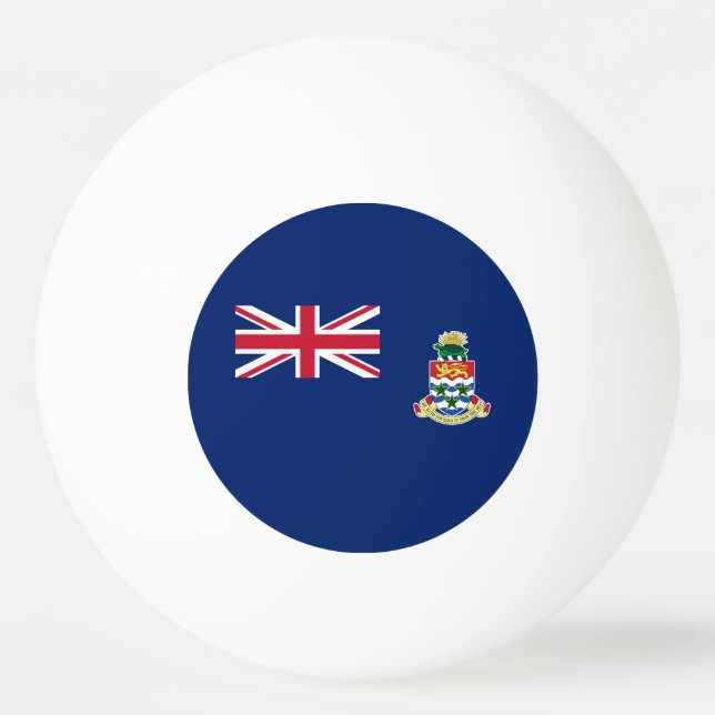 Bolinha De Ping Pong Bandeira das Ilhas Cayman (Frente)