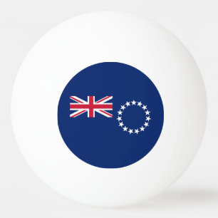 Bolinha De Ping Pong Bandeira das Ilhas Cook