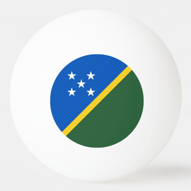 Bolinha De Ping Pong Bandeira das Ilhas Salomão (Frente)