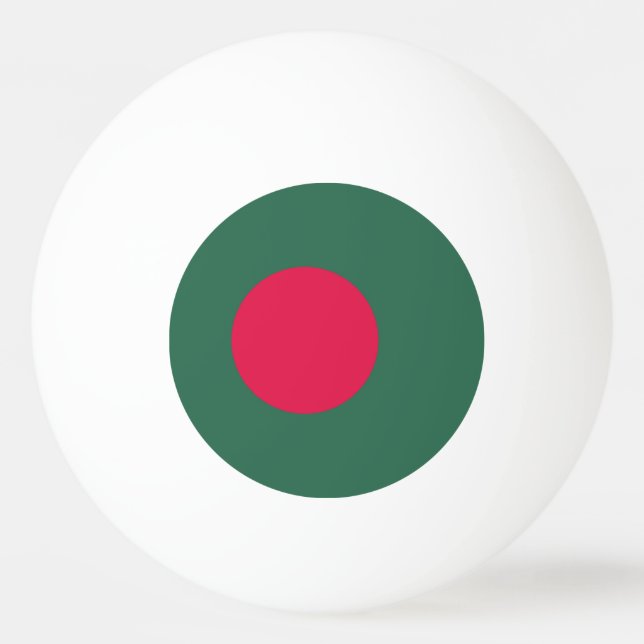 Bolinha De Ping Pong bandeira de Bangladesh (Frente)
