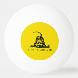 Bolinha De Ping Pong Bandeira de Gadsden Rattlesnake: Guerra Revolucion
