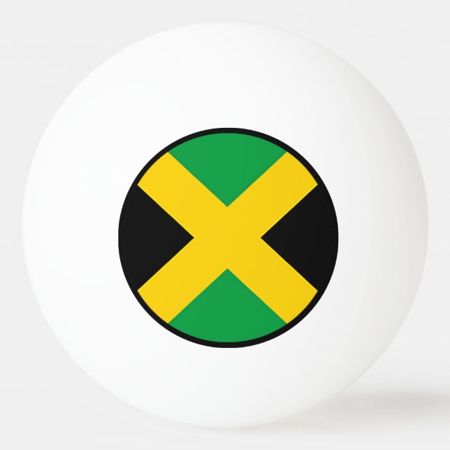 Bolinha De Ping Pong Bandeira de Jamaica (Verso)