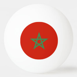 Bolinha De Ping Pong Bandeira de Marrocos