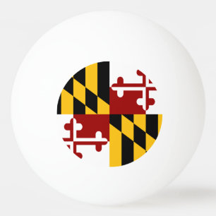 Bolinha De Ping Pong Bandeira de Maryland
