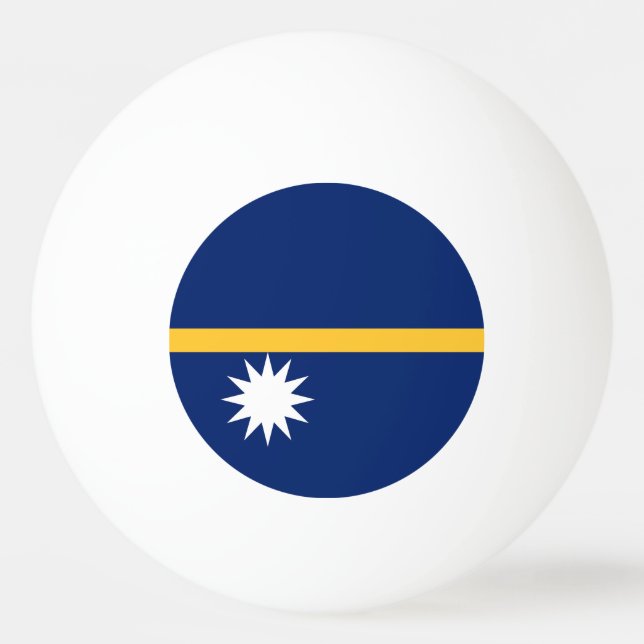 Bolinha De Ping Pong Bandeira de Nauru (Frente)