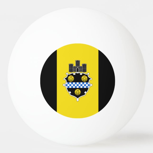 Bolinha De Ping Pong Bandeira de Pittsburgh, Pensilvânia (Frente)