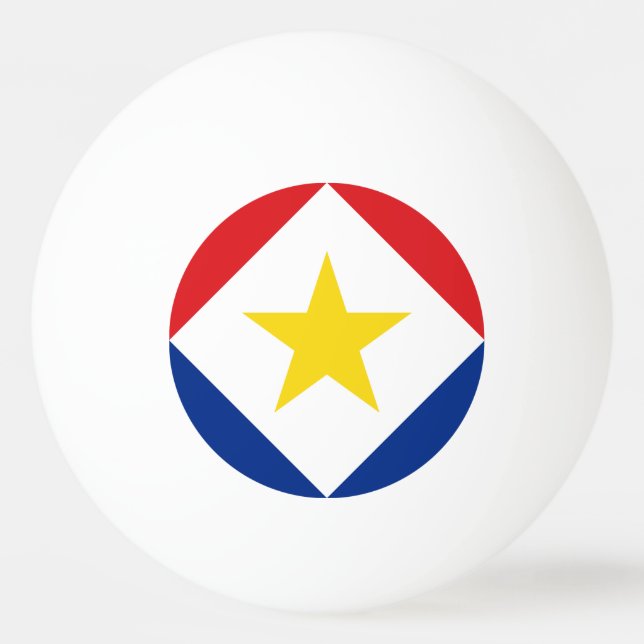 Bolinha De Ping Pong Bandeira de Saba (Frente)