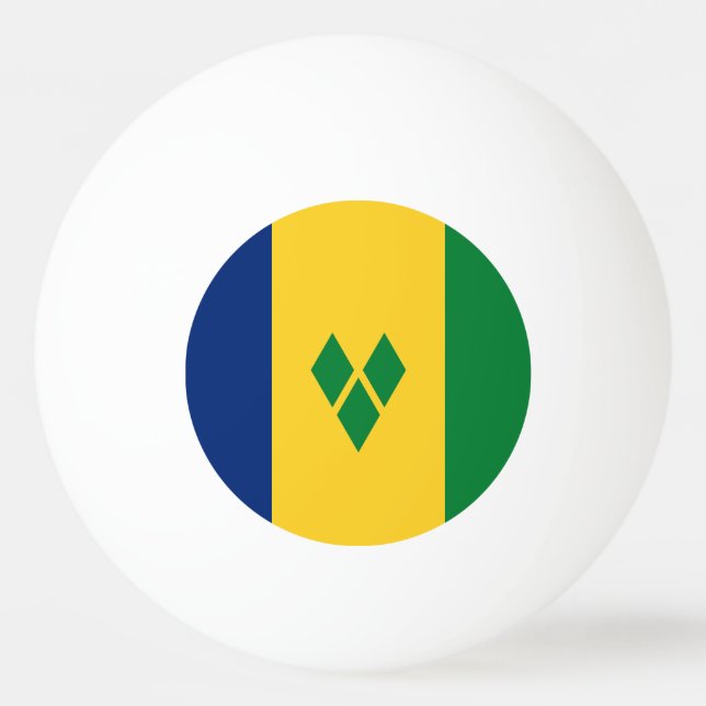 Bolinha De Ping Pong Bandeira de São Vicente (Frente)