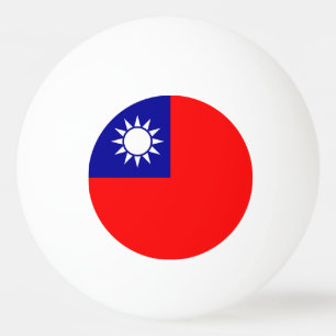 Bolinha De Ping Pong Bandeira de Taiwan