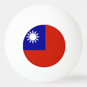 Bolinha De Ping Pong Bandeira de Taiwan