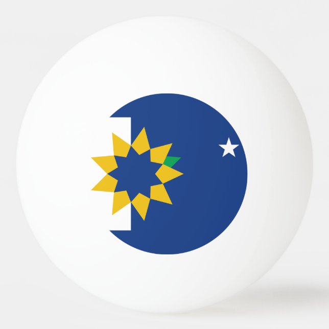 Bolinha De Ping Pong Bandeira de Topeka, Kansas (Frente)