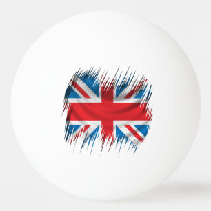 Bolinha De Ping Pong Bandeira de Union Jack dos Shredders