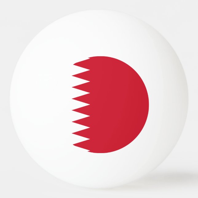 Bolinha De Ping Pong Bandeira do Bahrein (Frente)