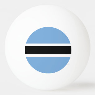 Bolinha De Ping Pong Bandeira do Botsuana
