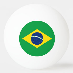 Bolinha De Ping Pong Bandeira do Brasil Patriótico