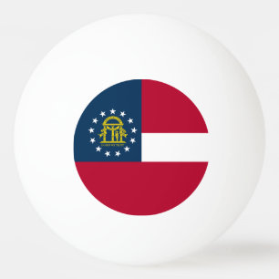 Bolinha De Ping Pong Bandeira do Estado da Geórgia