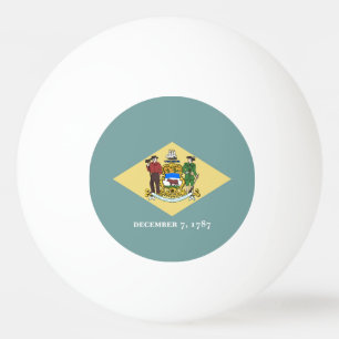 Bolinha De Ping Pong Bandeira do Estado de Delaware