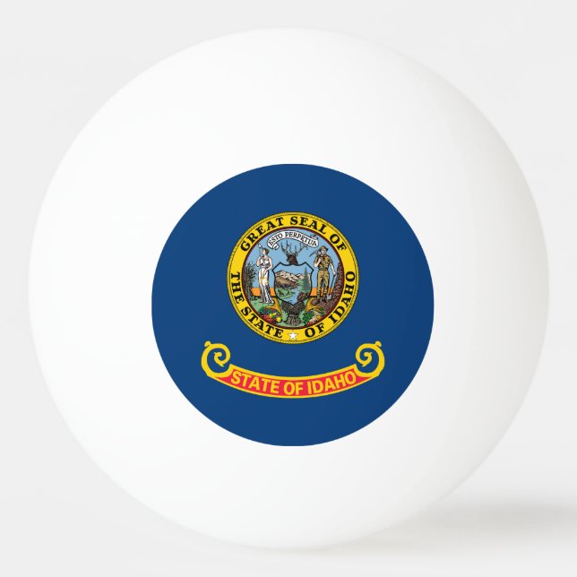 Bolinha De Ping Pong Bandeira do Estado de Idaho (Verso)