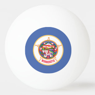 Bolinha De Ping Pong Bandeira do Estado de Minnesota