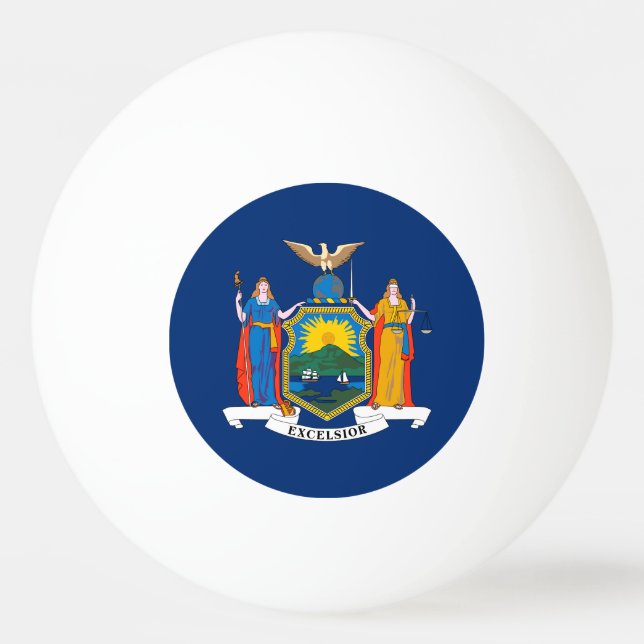 Bolinha De Ping Pong Bandeira do Estado de Nova York (Frente)