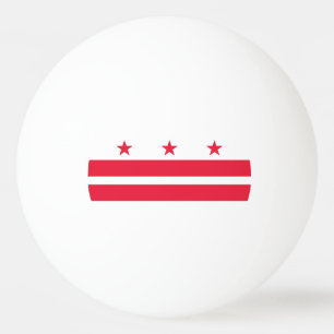 Bolinha De Ping Pong Bandeira do Estado de Washington DC