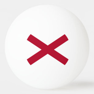 Bolinha De Ping Pong Bandeira do Estado do Alabama