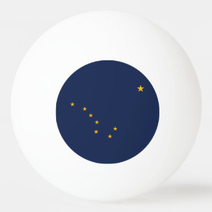 Bolinha De Ping Pong Bandeira do Estado do Alasca