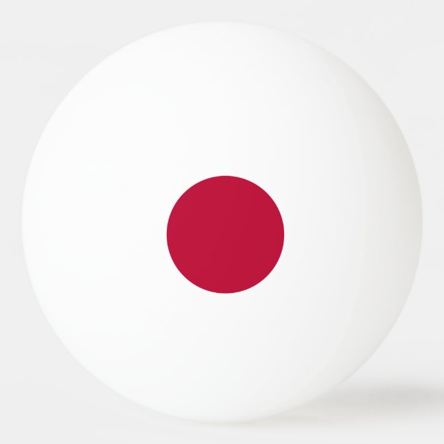 Bolinha De Ping Pong Bandeira do Japão (Frente)