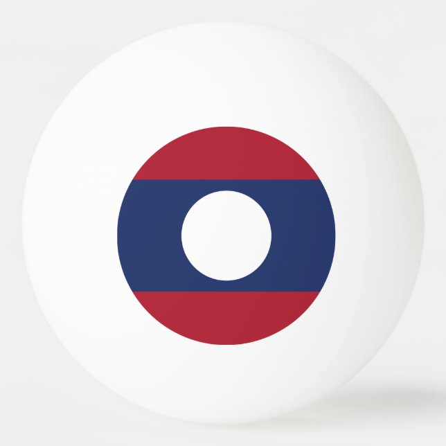 Bolinha De Ping Pong Bandeira do Laos (Frente)
