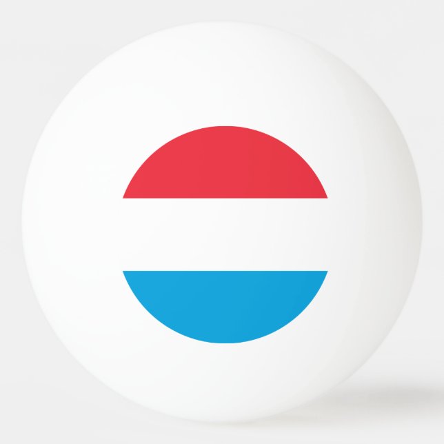Bolinha De Ping Pong Bandeira do Luxemburgo (Frente)