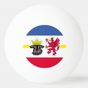 Bolinha De Ping Pong Bandeira do Meclemburgo-Pomerânia Ocidental Ping P