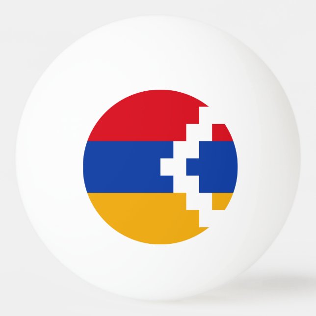 Bolinha De Ping Pong Bandeira do Nagorno Karabakh (Frente)