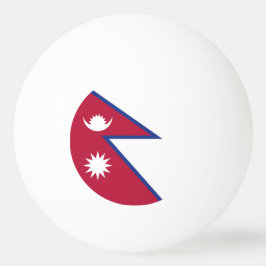 Bolinha De Ping Pong Bandeira do Nepal