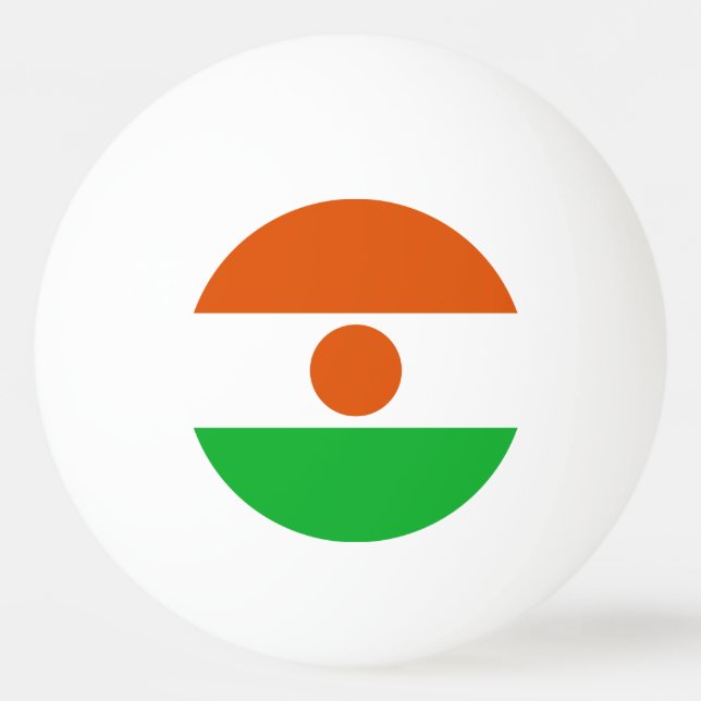 Bolinha De Ping Pong Bandeira do Níger (Frente)