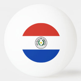 Bolinha De Ping Pong bandeira do Paraguai