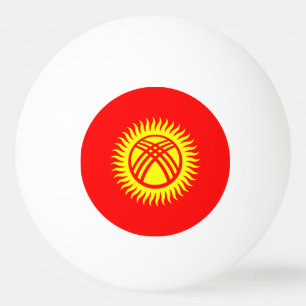 Bolinha De Ping Pong Bandeira do Quirguistão